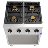 Gas Hob On Open Cabinet With 4 Burners (26,0 KW) - Mastro ACA2022