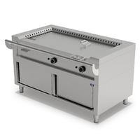 Electric Teppanyaki On Closed Cabinet, 2 Zones - Mastro AHC0011