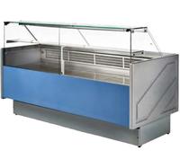 Refrigerated Counter 2480 mm With Vertical Glass Front Ventilated Cooling +3°/+5°C - BGB0356