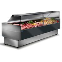 Refrigerated Meat Counter 1520 mm With Vertical Glass Front, Ventilated Cooling, 0°/+4°c, Mastro BGD0016