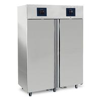 Refrigerator 700+700 Litres In Stainless Steel With 2 Temperatures GN2/1, -2°/+8°C|-10°/-22°C - WiF - Virtus BMC0015/FN