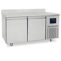 Refrigerated Pastry Counter 2 Doors 600x400 Mm, Stainless Steel Top With Upstand, -2°/+8°C - WiFi - Virtus BNZ0001/FNPI