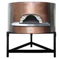 Mastro Houten Pizza-Oven Met Koperen Facade, Bodemplaat Ø 1300 Mm, Capaciteit: 6/7 Pizza'S | CAC0022
