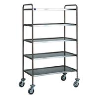 Service Trolley In Stainless Steel With 5 Levels, Mastro IFE0021