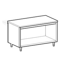 Neutral Unit On Closed Cupboard, L=1500 Mm, 4x GN 1/1, Mastro IIA1004VT