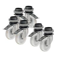 Mastro Set Met 3+3 Wielen Met Remmen | VKR33