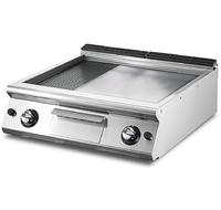 Mastro Bakplaat - Gas - Tafelmodel - ½ Vlak - ½ Geribbelde Plaat - VS7080FTRGVT