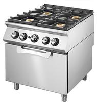 Mastro Gasselector Op Statische Gas Oven Gn 2/1, 4 Branders | VS9080CFG