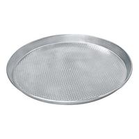 Round Tray For Pizzas ø 360 mm In Aluminium, Perforated ø 3 mm, virtus Z/SPTF3625
