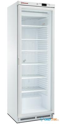 Diamond Statische Diepvrieskast, Glazen Deur, 400 Liter. Wite - NFT402-R2/G 1