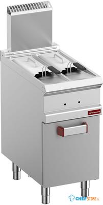 Gasfriteuse 2 Kuipen Van 7 Liter Op Kast - Diamond G7/F2V7A4-N 1