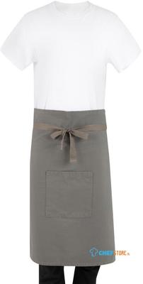 Khaki Southside Cotton Canvas Bistro Schort - BA164