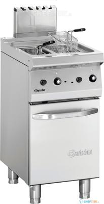 Bartscher Friteuse Gas 700 B400 2x7L - 2859251 1