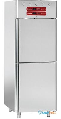 Koelkast En Koelkast voor Vis 2x350 Liter, 2x 1/2 Deuren GN2/1 & 1/1 - Diamond AF2T/H2-R2 1