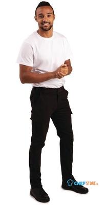 Stretch Slim Combat Broek Zwart - Gastronoble BB463-34