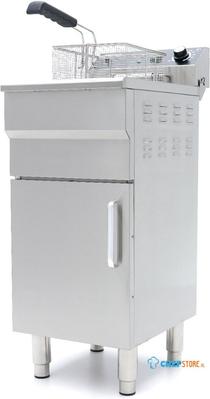 Maxima Frituurpan - 16 L - 1 Mand - met Tapkraan en Opbergruimte - 230V - 09365157