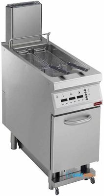 Diamond Elektrische friteuse 1 kuip in "Y"vorm 23 liter, op meubel, "DIGIT" | E22/F23CEA4-S 1