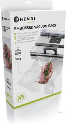 Hendi Vacuumverpakkingszakken met reliëf 25x35cm 100 stuks | 971055