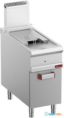 Gasfriteuse 1 Kuip Van 18 Liter (18 KW) Op Gesloten Kast - Diamond G9/F18A4-N 1