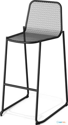 Essentials Mase Barkruk Metaal Stapelbaar Zwart - 50871 1