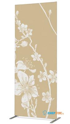 Syna Scheidingswand Textiel Deco 85-200 Dubbelzijdig Abstracte Japanse Bloesem - ZBSLIM085-200-DSI6