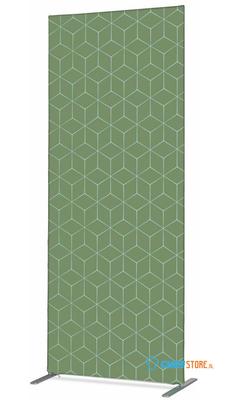 Syna Scheidingswand Textiel Deco 100-200 Dubbelzijdig Hexagon Groen - ZBSLIM100-200-DSI16