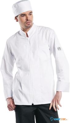 Chaud Devant Monza Koksbuis Lange Mouw Wit - Chaud Devant H625-S