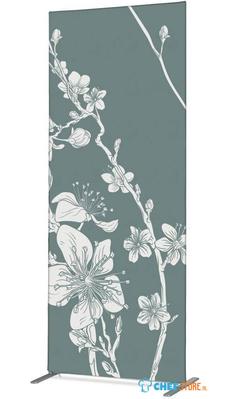 Syna Scheidingswand Textiel Deco 85-200 Dubbelzijdig Abstracte Japanse Bloesem - ZBSLIM085-200-DSI10