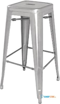 Bolero Zilver Stalen Bistro Barkruk - Bolero DL876