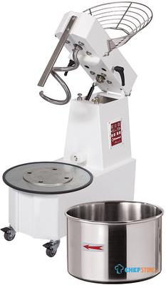 Diamond Spiraalkneder 42 liters kantelbare kop, verwijderbare kuip, 2 snelheden, - Automatisch, digitaal, op wielen | DH42AL/T2V-230/3- 1