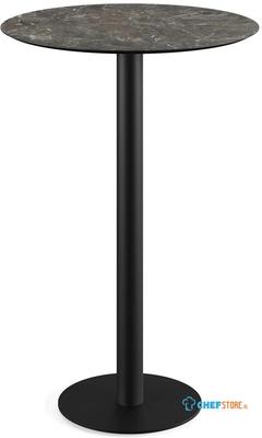 Urban Statafel Zwart Frame + Galaxy Marble HPL 70 cm - Essentials 130041570 1