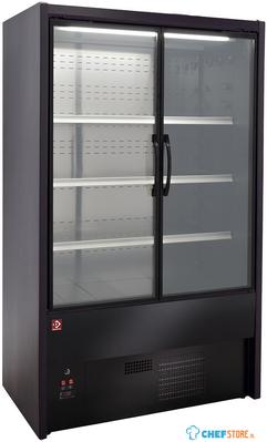 Diamond Gekoeld Wandmeubel Zwenkdeuren ZWART - DS10/B5-P9P 1