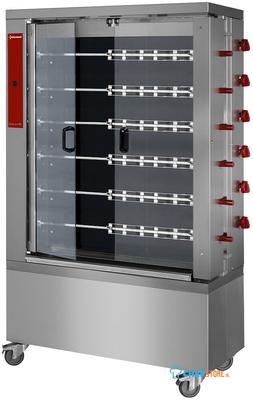 Kippenspit | Elektrisch | 36 kippen | 400V | Chicken Line Plus | RVE/6C-CM | Diamond 1