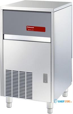 Diamond 47 kg / 24u | Volle ijsblokjes | Luchtgekoeld | RVS uitvoering | Volle ijsblokjesmachine