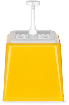 Sausdispenser met Pomp - HENDI - 2,5L - Geel - 230x210x(H)250mm - 203538 1