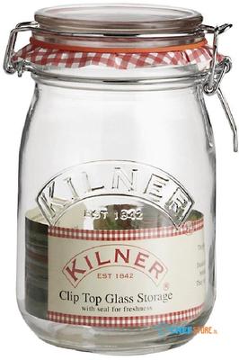 Weckpot met beugelsluiting | 1 liter | Kilner | GG782