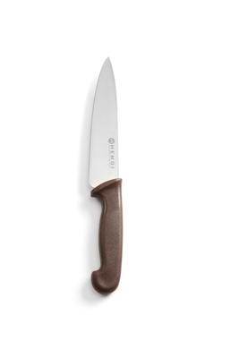 Hendi Koksmes 180 mm bruin PP heft |842669 1