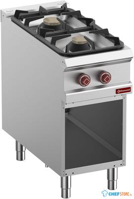 Gasfornuis Met 2 Branders - Open Kast - Diamond G9/2BA4-N 1