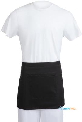 Whites Korte Sloof Zwart, Whites Chefs Clothing B131