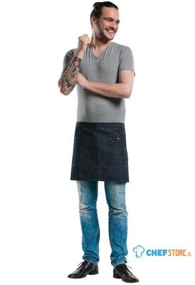 Chaud Devant Korte Sloof Multipocket Blue Demin - B538