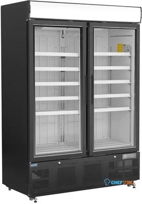 Polar G-Series Staand Display Vriezer 920Ltr Zwart - Polar GH429