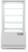 Gekoelde display kast | wit | 68L-89cm(h) l anti-condens | Arktic 233634 1