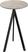 Essentials Infinity Tripod Statafel Zwart Frame + Moonstone HPL 70 cm - 140041370 1
