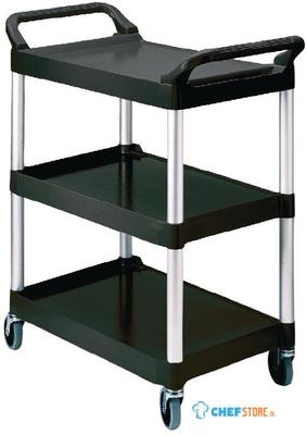 Rubbermaid compacte trolley zwart - J818