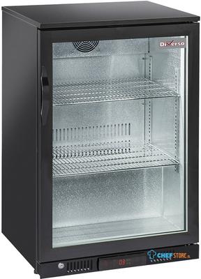 Diverso By Diamond Gekoelde Flessenkoeler "achterbar" Geventileerd, 1 Glazen Klapdeur - WR-TAB1-B1 1