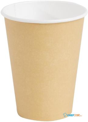 Fiesta Hot Cups met enkelvoudige wand lichtbruin 34cl x1000 | GF032