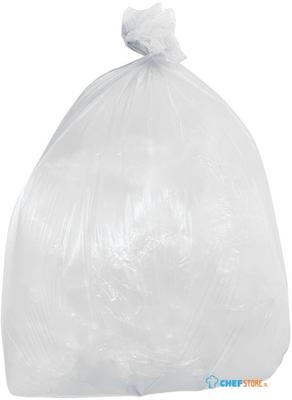 Jantex Lichtgewicht Vuilniszakken Transparant 5kg 80Ltr (200 Pak) - HW690