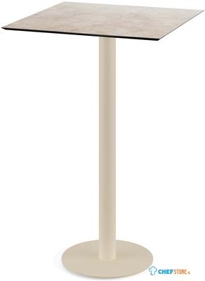 Urban Statafel Zand Frame + Moonstone HPL 70x70 cm - Essentials 130061377 1