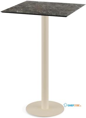 Urban Statafel Zand Frame + Galaxy Marble HPL 70x70 cm - Essentials 130061577 1