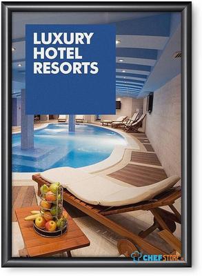 Syna 25 mm Kliklijst Rechte Hoeken A2 Zwart - KRA2G25C9005